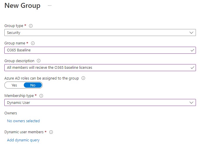 Create group