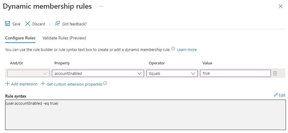 Create rule